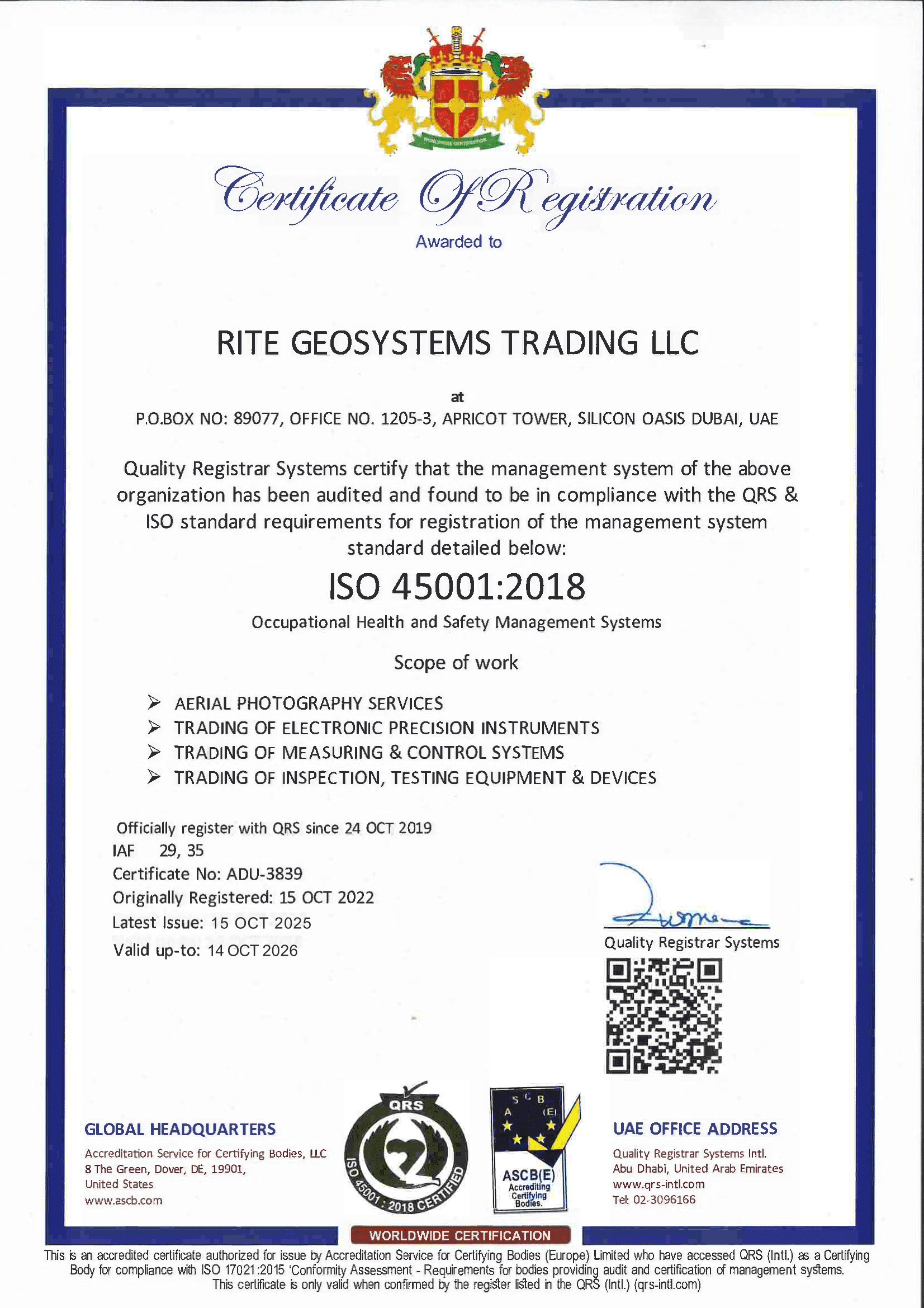 Certificate 5